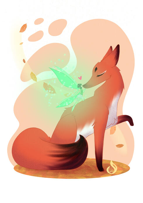 la fée et le renard la fée et le renard